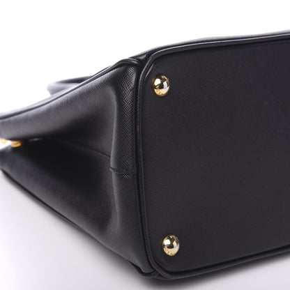 Prada Saffiano Medium Galleria Double Zip Tote Black 7 of 10
