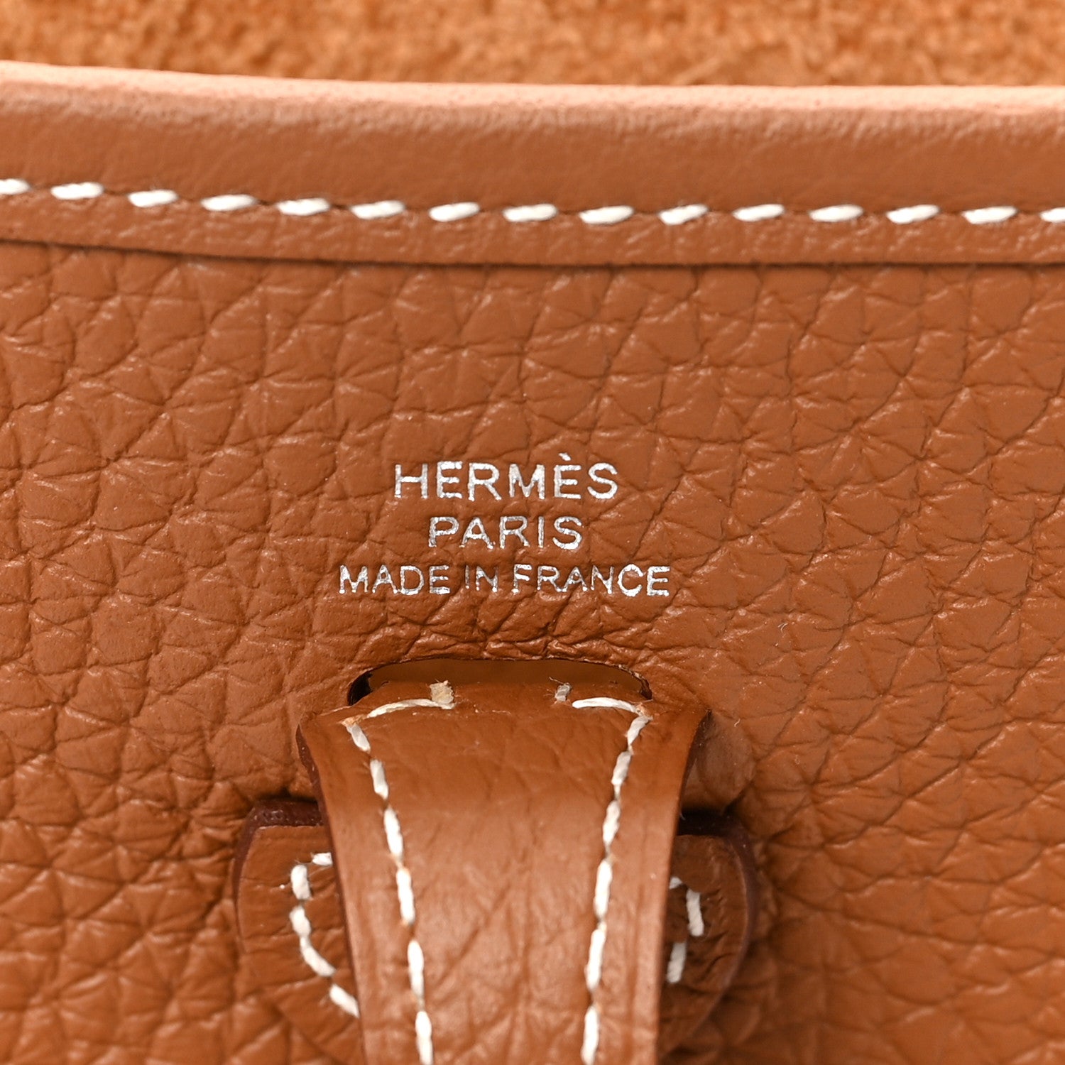Hermes Taurillon Maurice Amazone Evelyne TPM Gold White 6 of 10