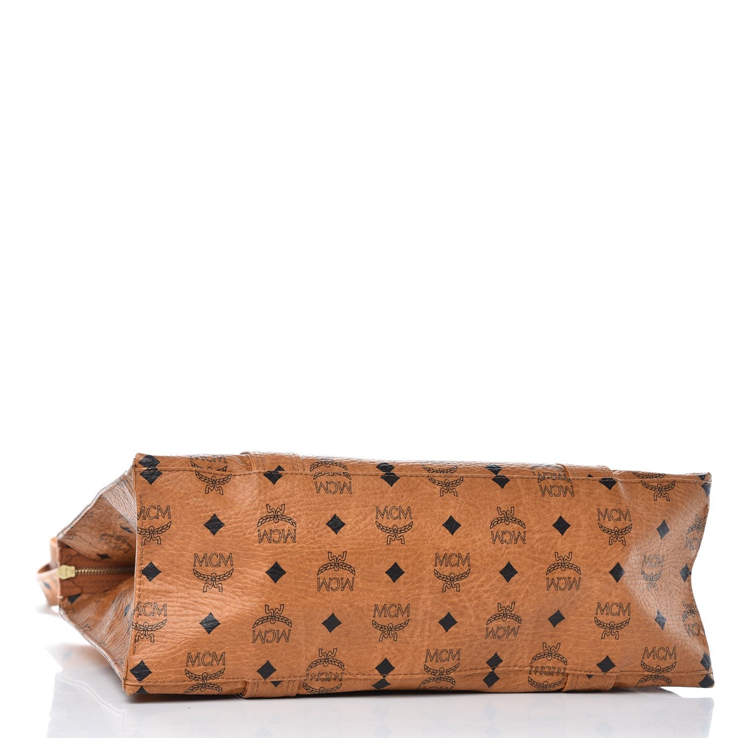 MCM Visetos Shoulder Bag Cognac 4 of 10