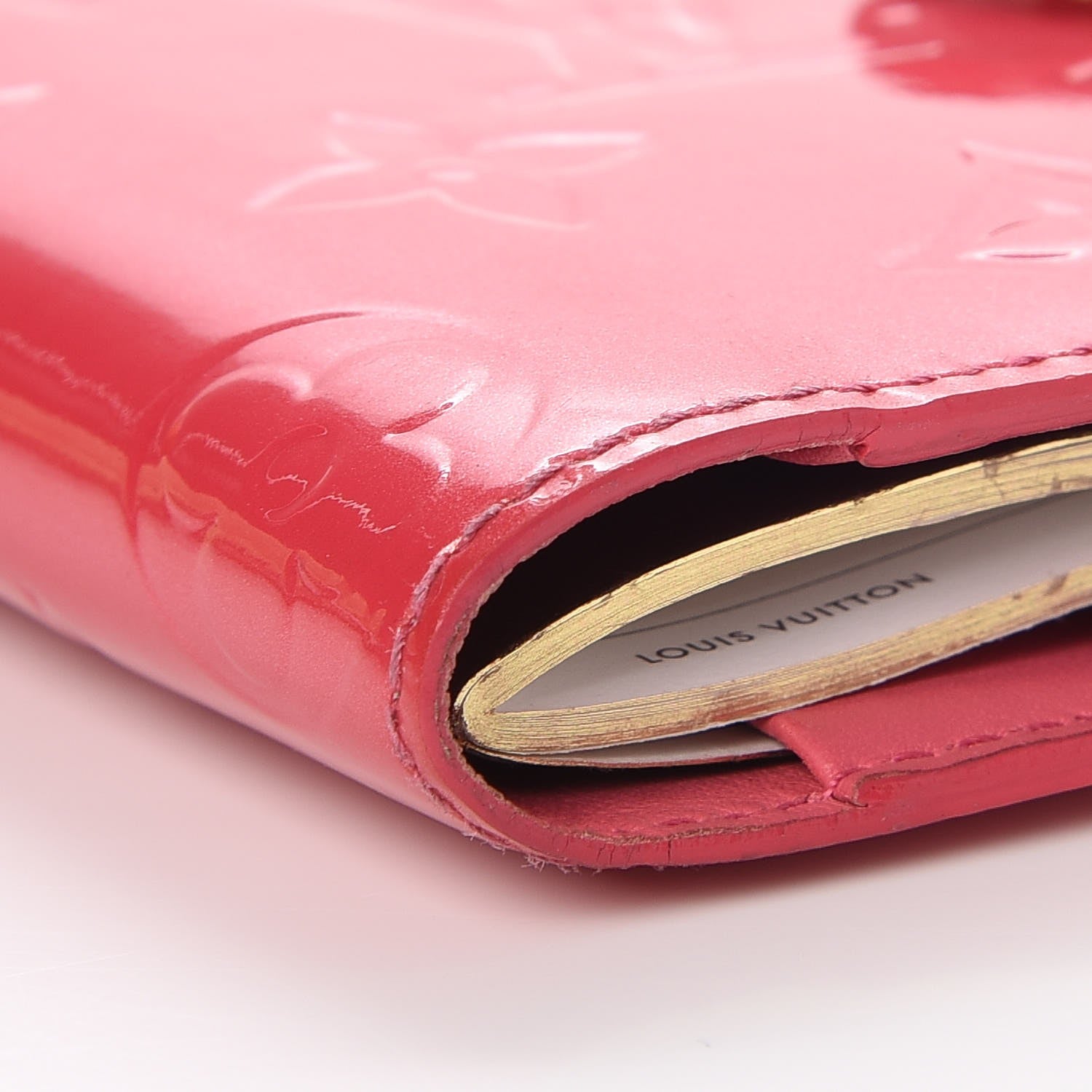 Louis Vuitton Vernis Mini Agenda Cover Framboise 12 of 13