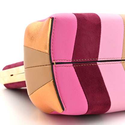 Fendi Nappa Suede Striped Inlay Small Fendi First Multicolor 10 of 12