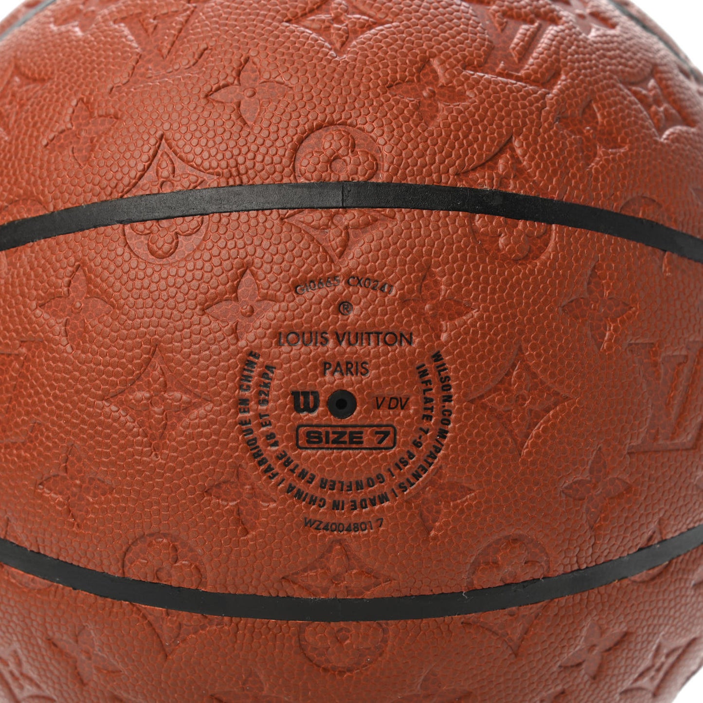 X NBA Monogram Basketball Brick Orange