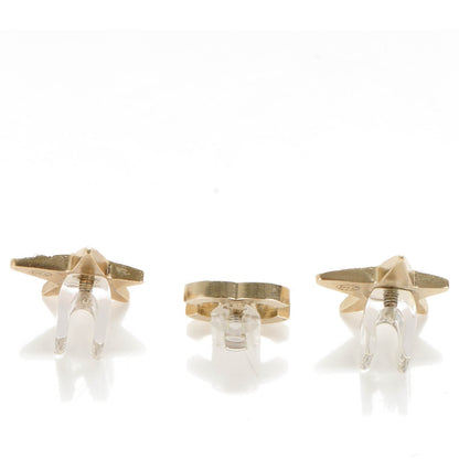 Chanel Swarovski Crystal CC Star Earphone Charms Gold 7 of 7
