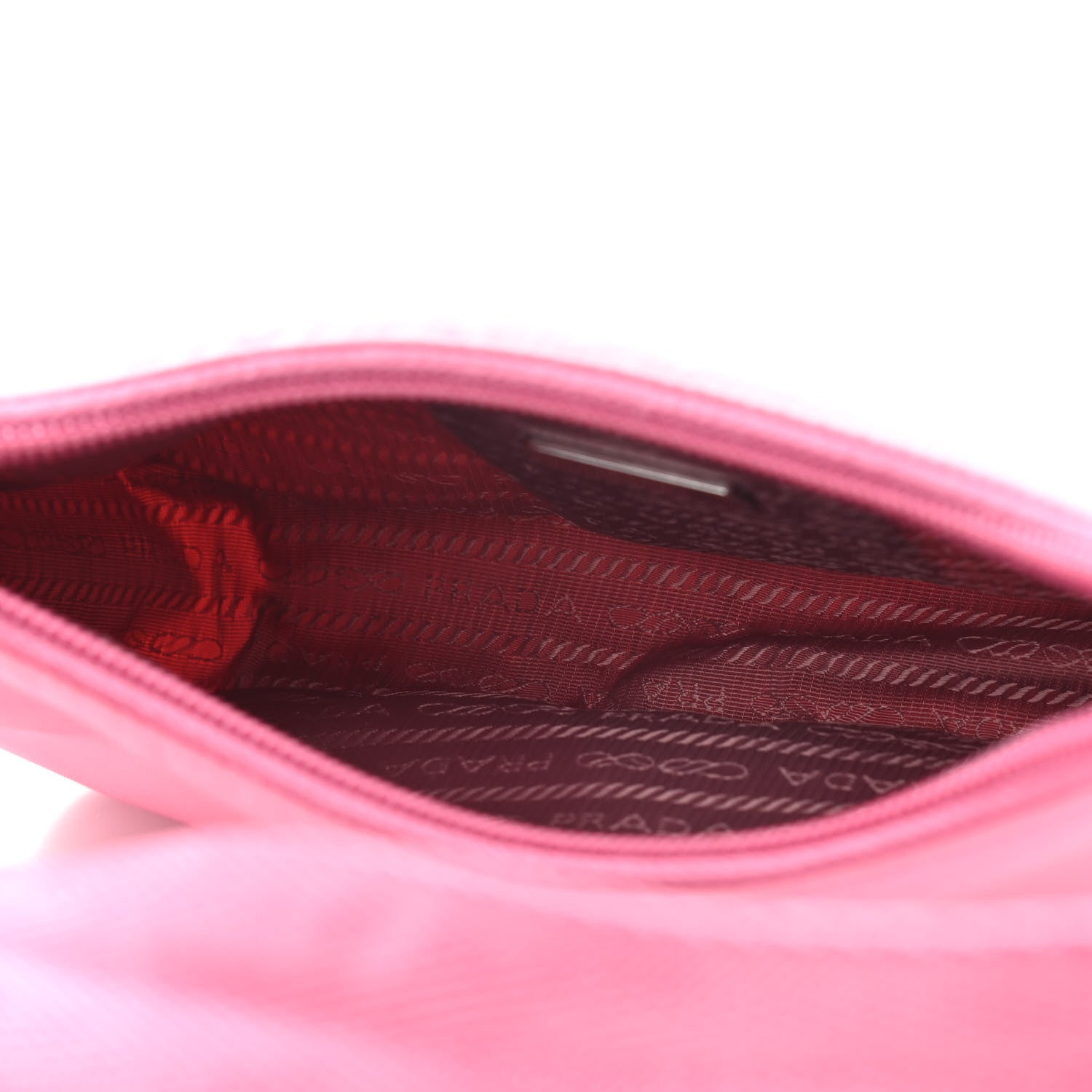 Prada Tessuto Nylon Mini Re-Edition 2000 Bag Begonia 5 of 9
