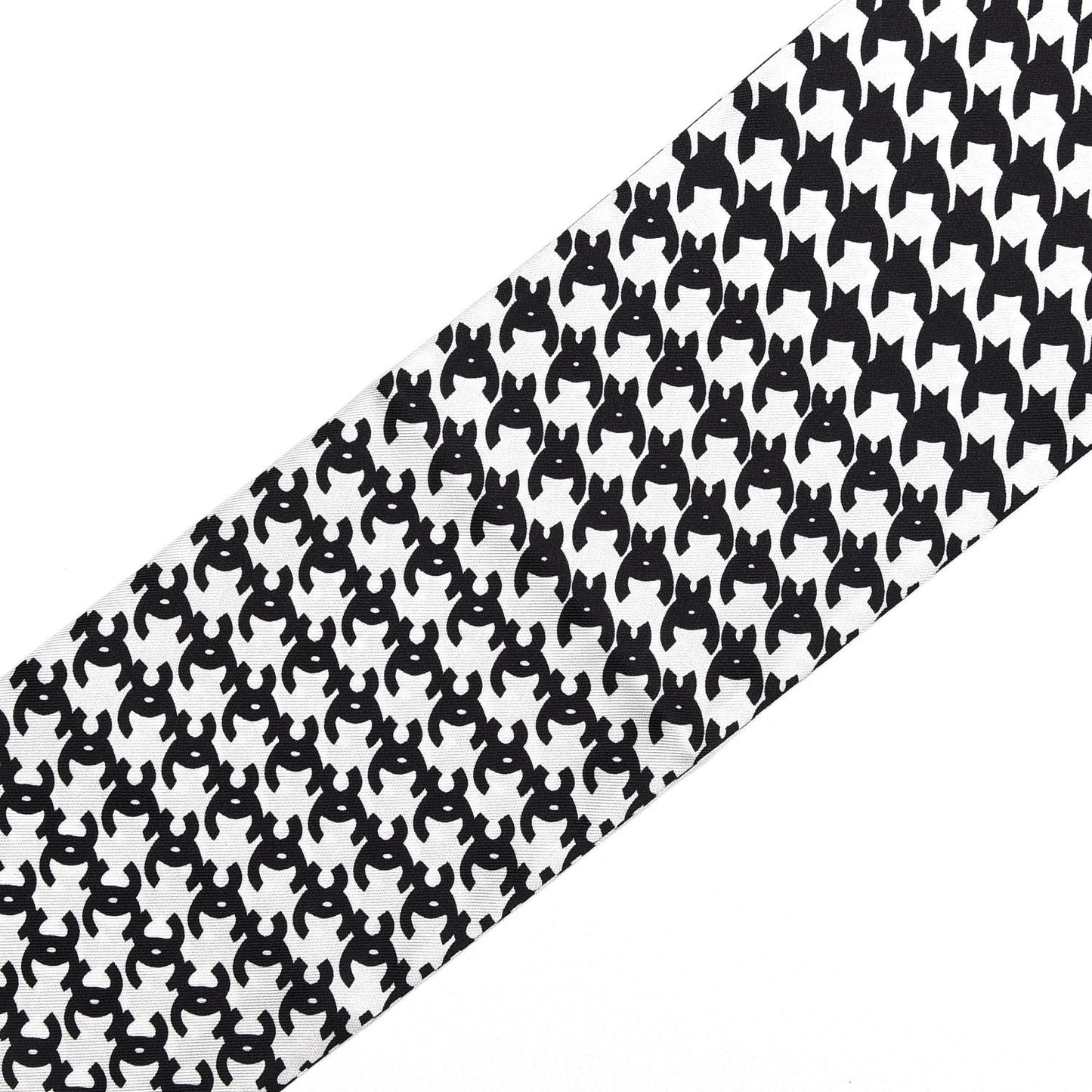 Silk CC Scarf Black