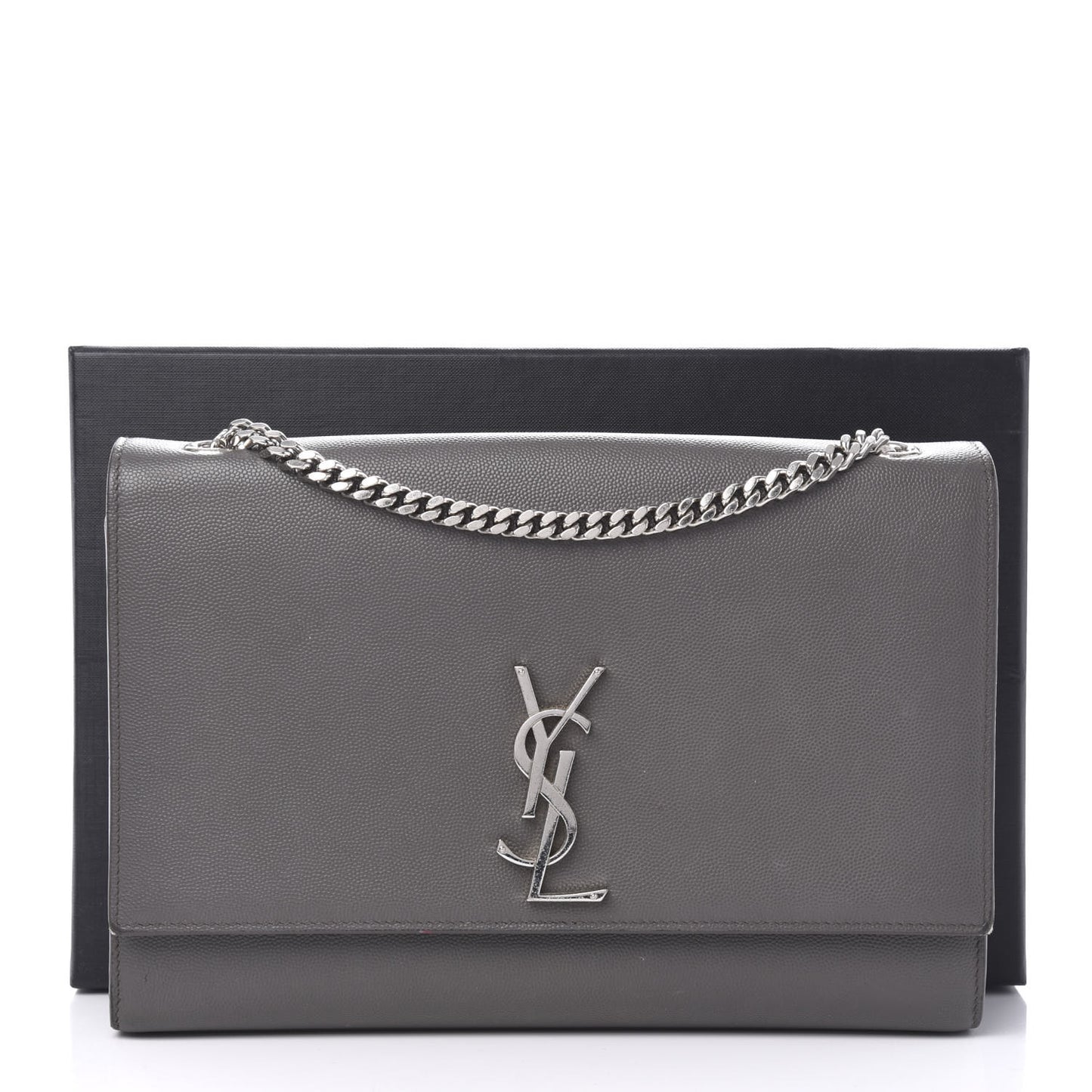 Grain De Poudre Large Classic Monogram Kate Satchel Earth