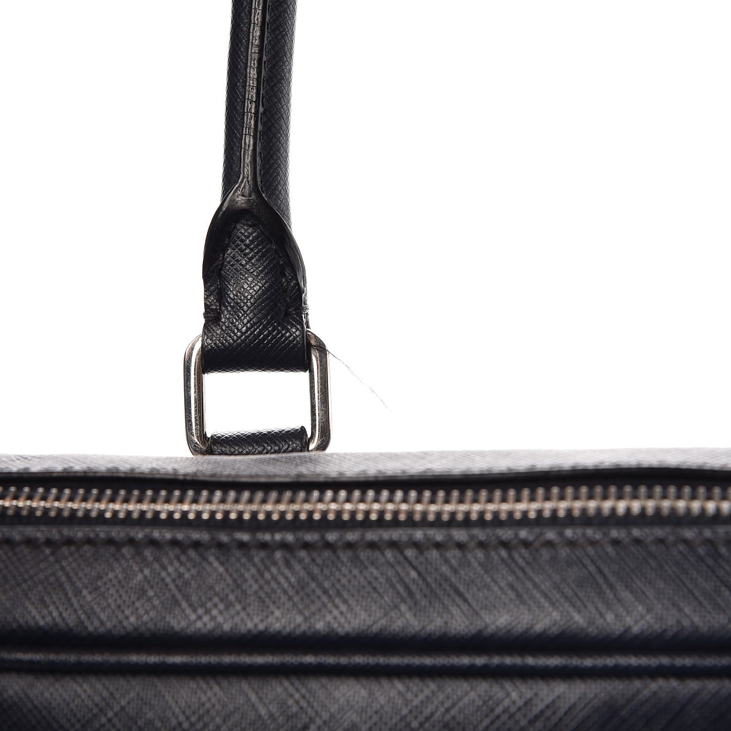Prada Saffiano Travel Briefcase Baltico 9 of 12