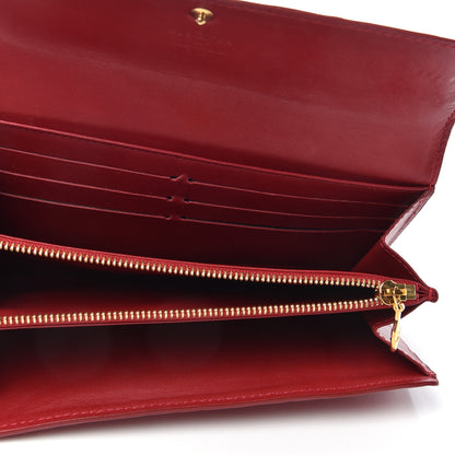 Louis Vuitton Vernis Sarah Wallet Pomme D'Amour 4 of 6