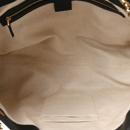Gucci Pebbled Calfskin Medium Soho Chain Shoulder Bag Black 5 of 13