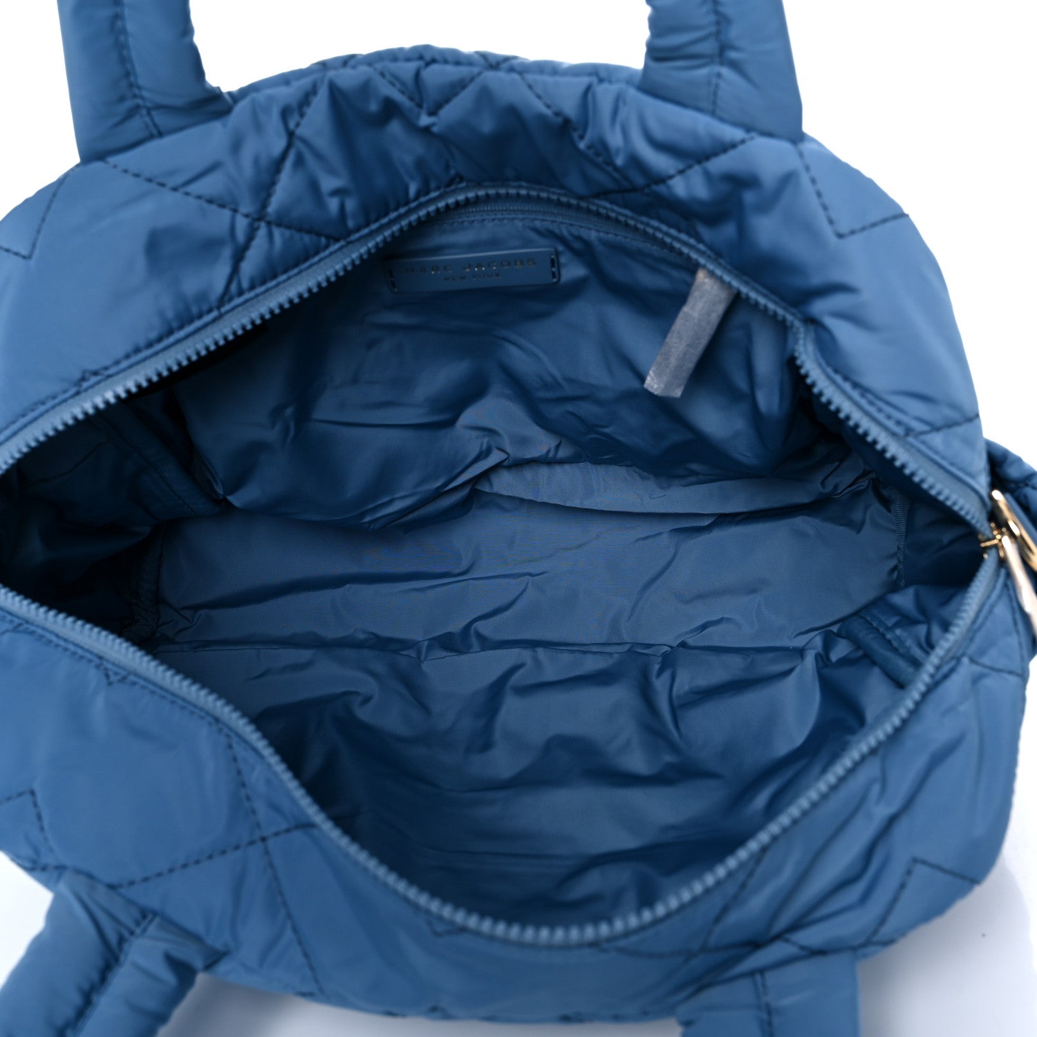 Marc Jacobs Nylon Quilted Small Weekender Bag Blue Heaven 5 of 12