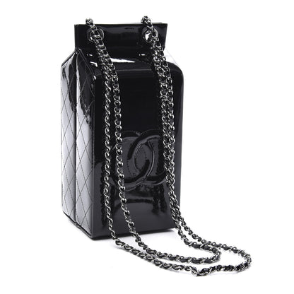 Chanel Patent Milk Carton Bag Black 2 of 8