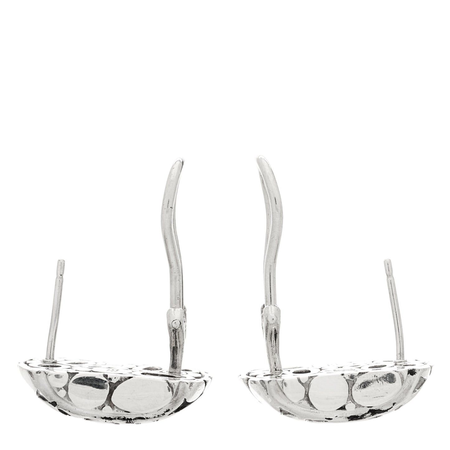 Sterling Silver Kali Pebble Earrings