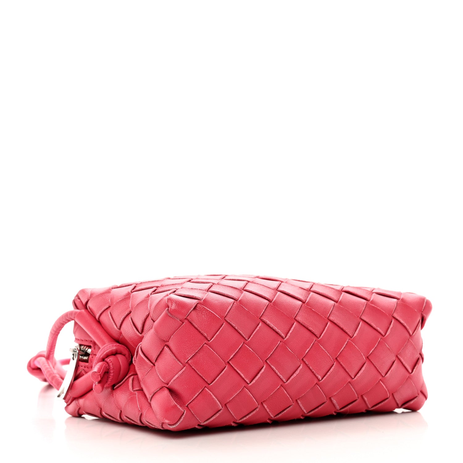 Bottega Veneta Nappa Intrecciato Mini Loop Camera Bag Cranberry 4 of 10