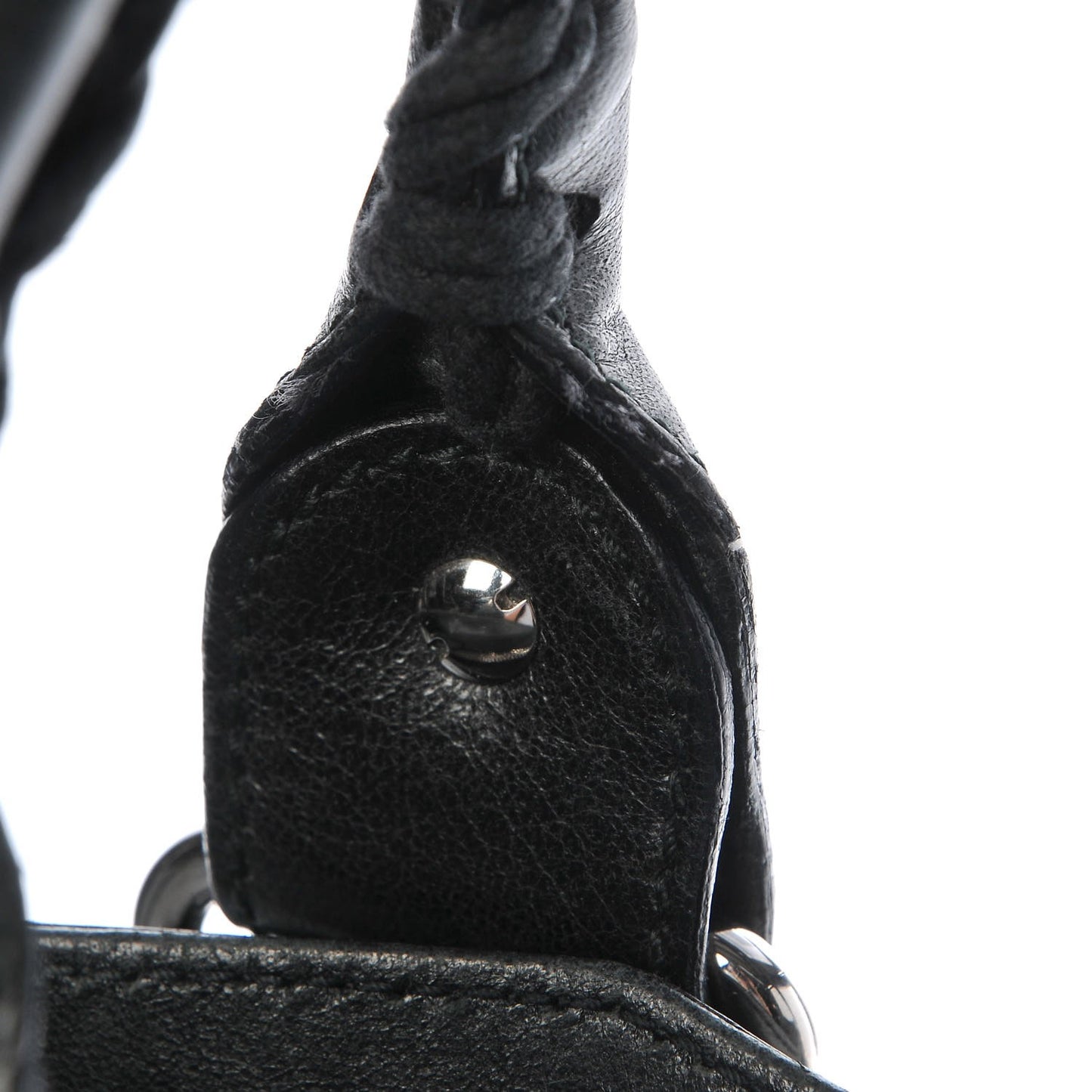 Agneau Giant 21 Silver Hardware Part Time Black