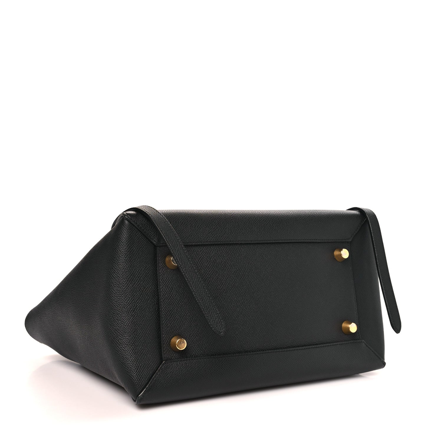 Grained Calfskin Mini Belt Bag Black