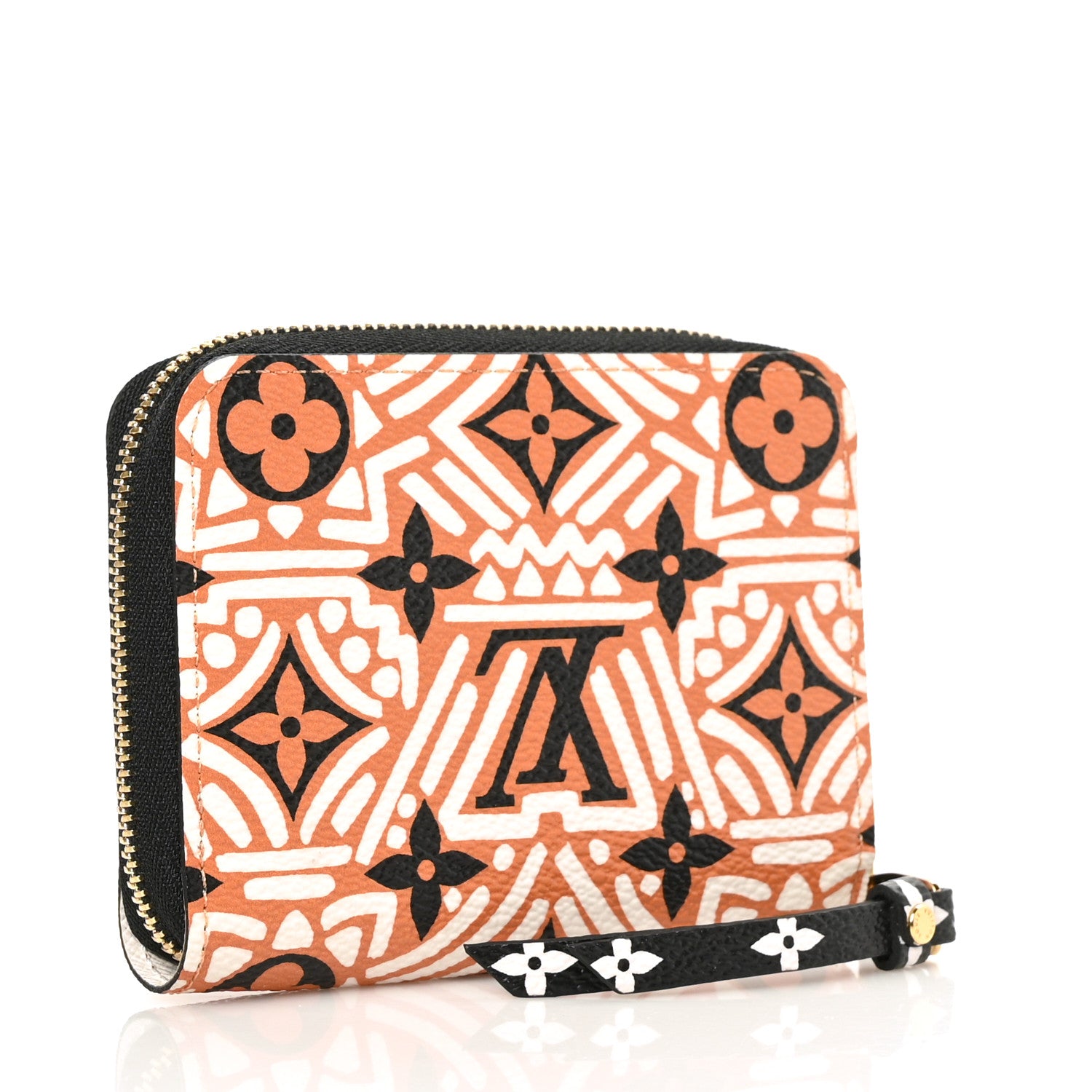Louis Vuitton Monogram Giant Crafty Zippy Coin Purse Creme Caramel 2 of 5