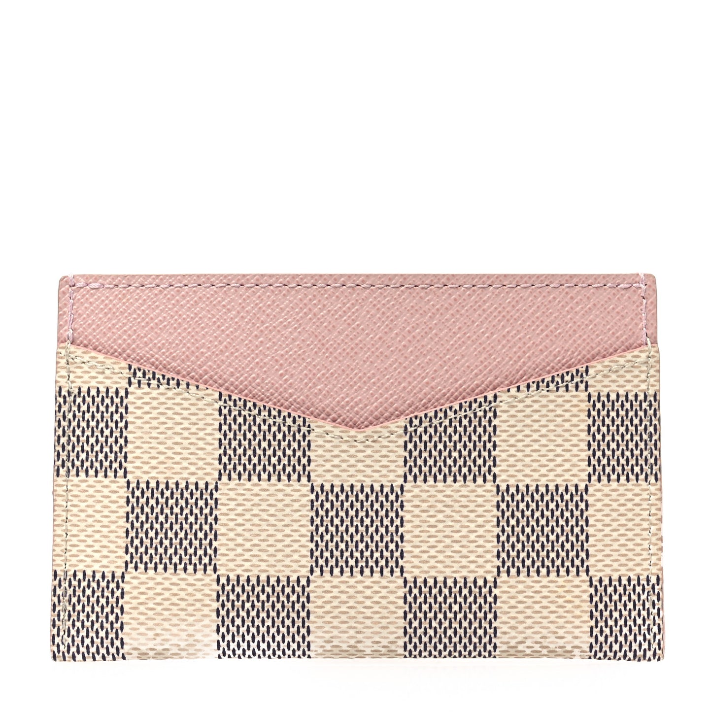 Damier Azur Daily Card Holder Rose Ballerine