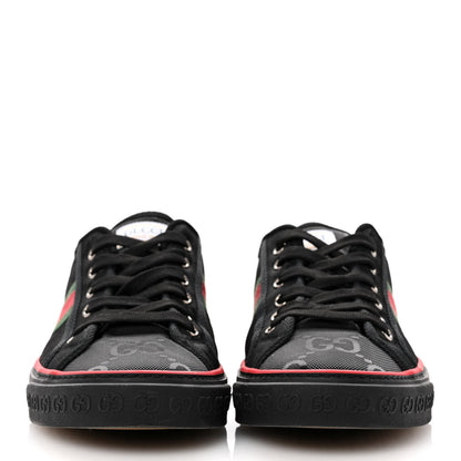 Gucci Econyl Nylon Web Monogram Off The Grid Mens 1977 Tennis Sneakers 8 Black 3 of 8