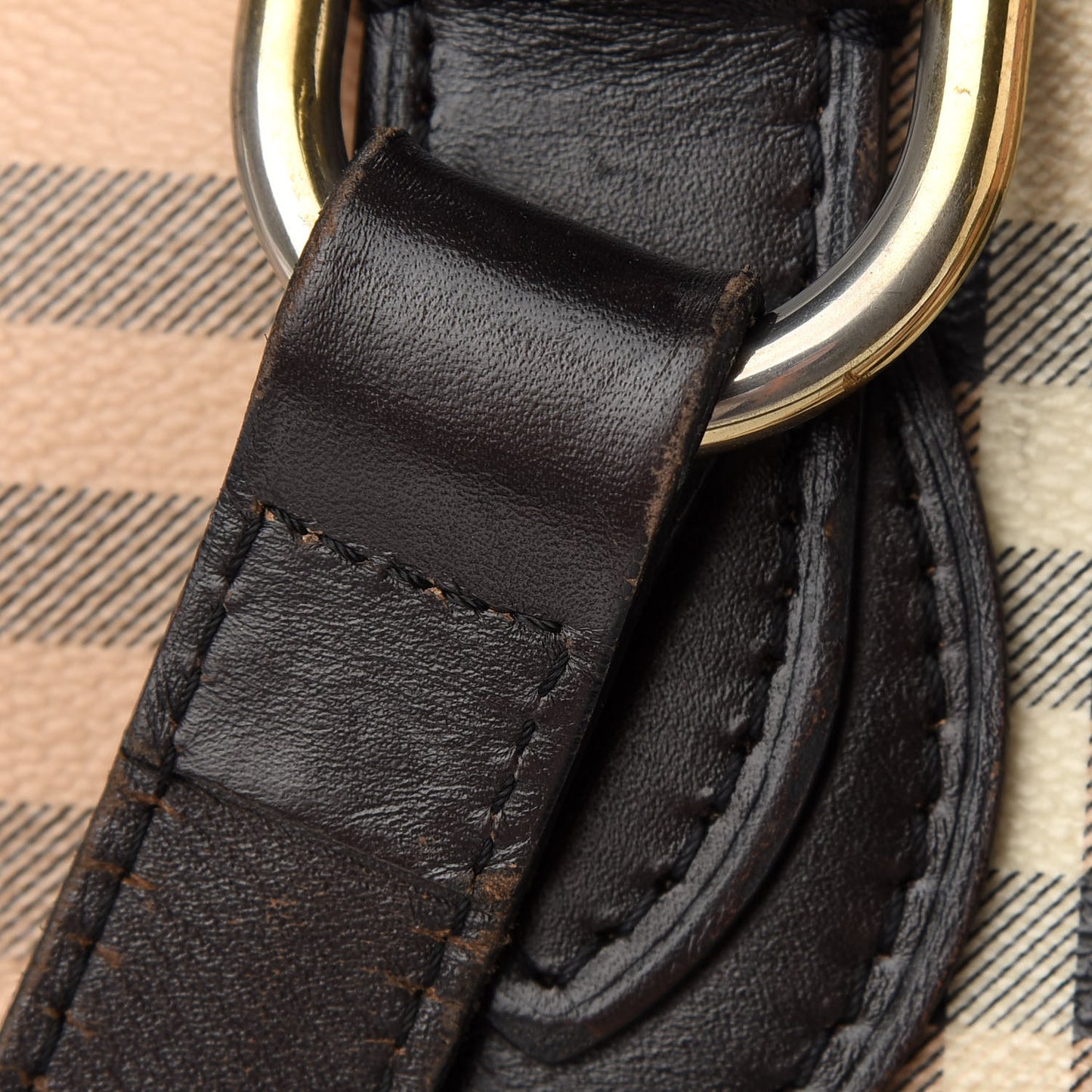 Haymarket Check Medium Regent Tote Chocolate