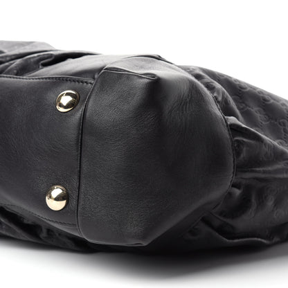 Gucci Guccissima Full Moon Tote Black 7 of 10
