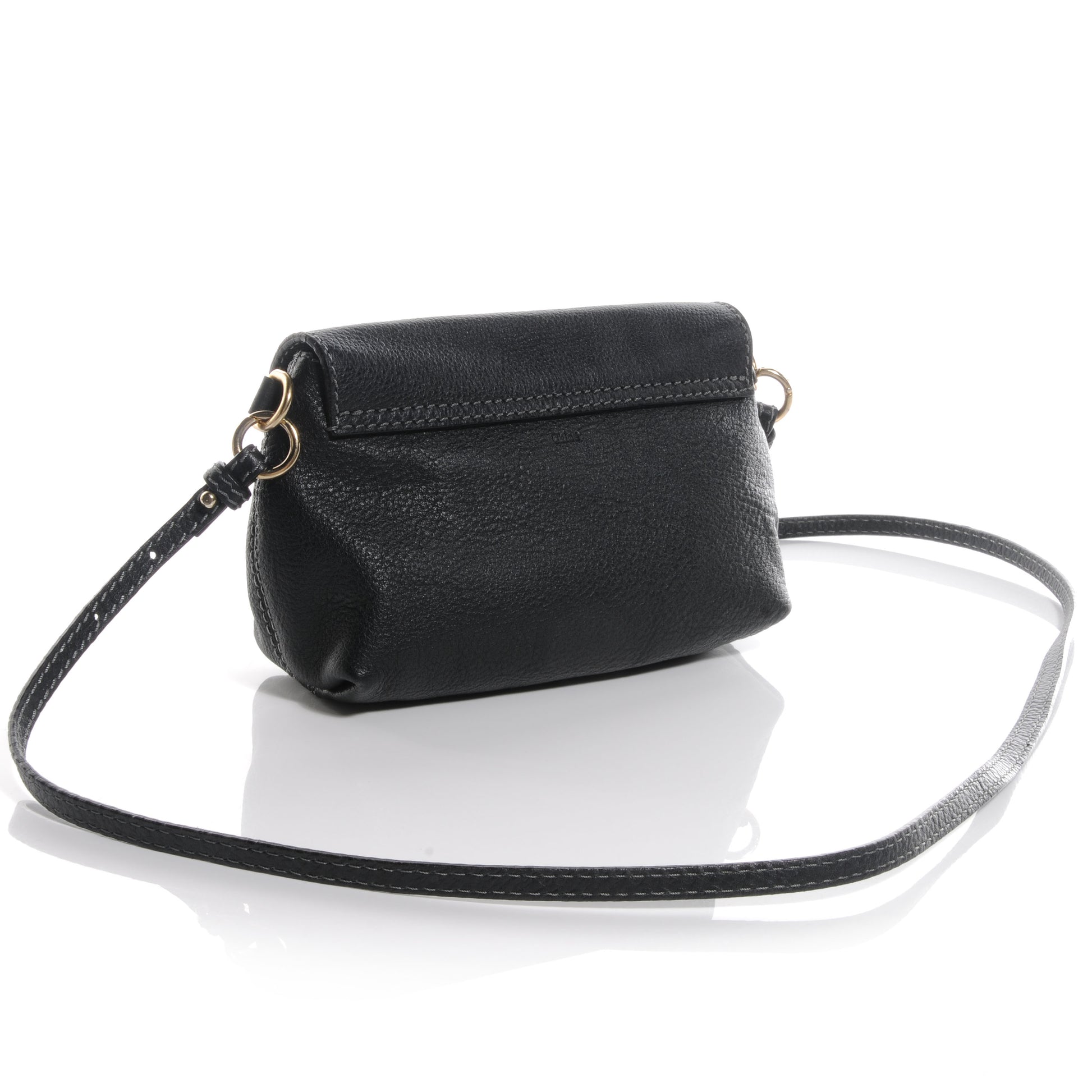 Chloe Calfskin Small Marcie Crossbody Bag Black 3 of 8
