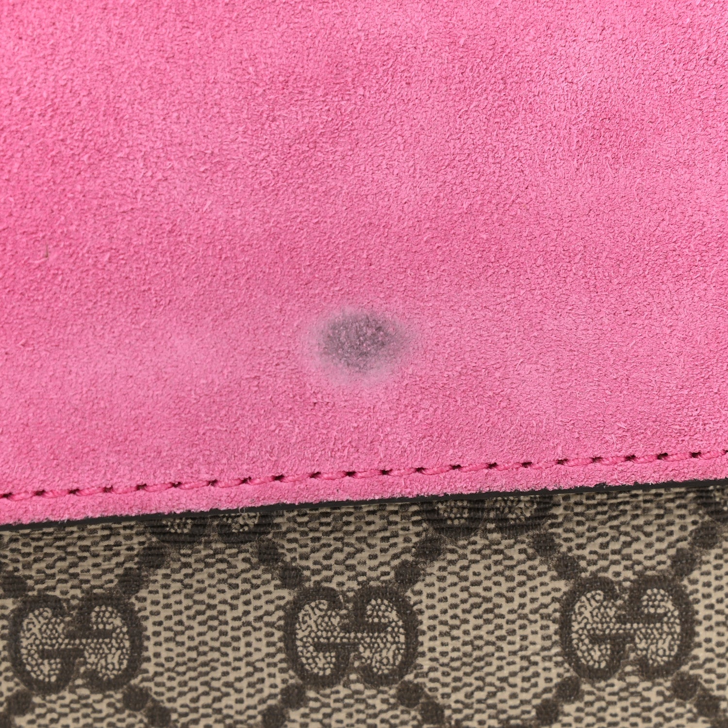 Gucci GG Supreme Monogram Small Dionysus Shoulder Bag Pink 11 of 11
