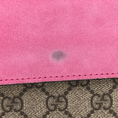 Gucci GG Supreme Monogram Small Dionysus Shoulder Bag Pink 11 of 11