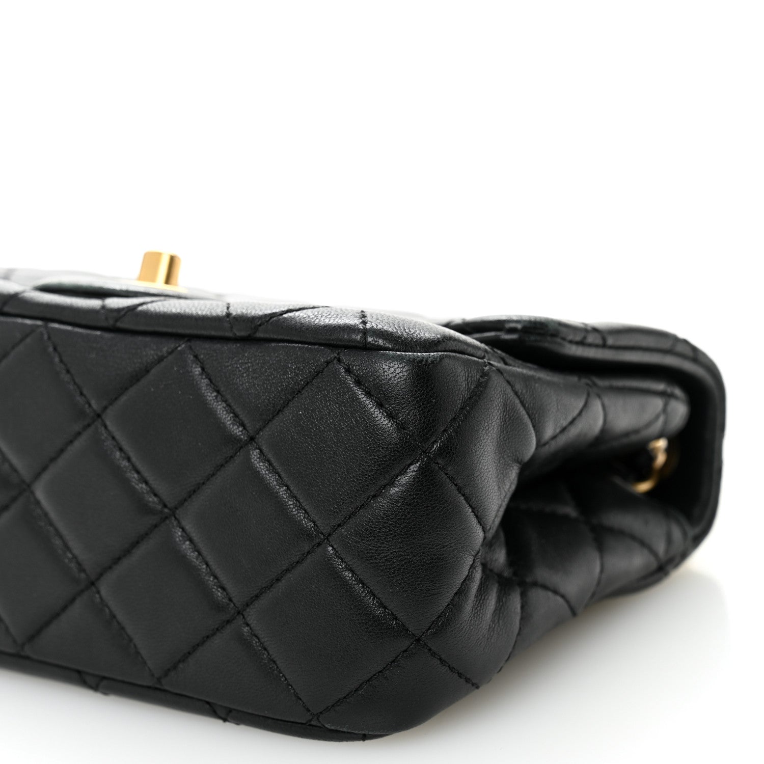 Chanel Lambskin Quilted Mini Pearl Crush Flap Black 10 of 11