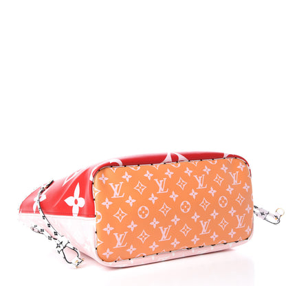 Louis Vuitton Monogram Giant Neverfull MM Rouge 6 of 13
