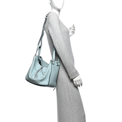 Loewe Calfskin Small Hammock Shoulder Bag Aqua 2 of 14