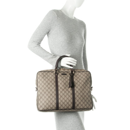 Gucci GG Plus Monogram Briefcase Dark Brown 2 of 7