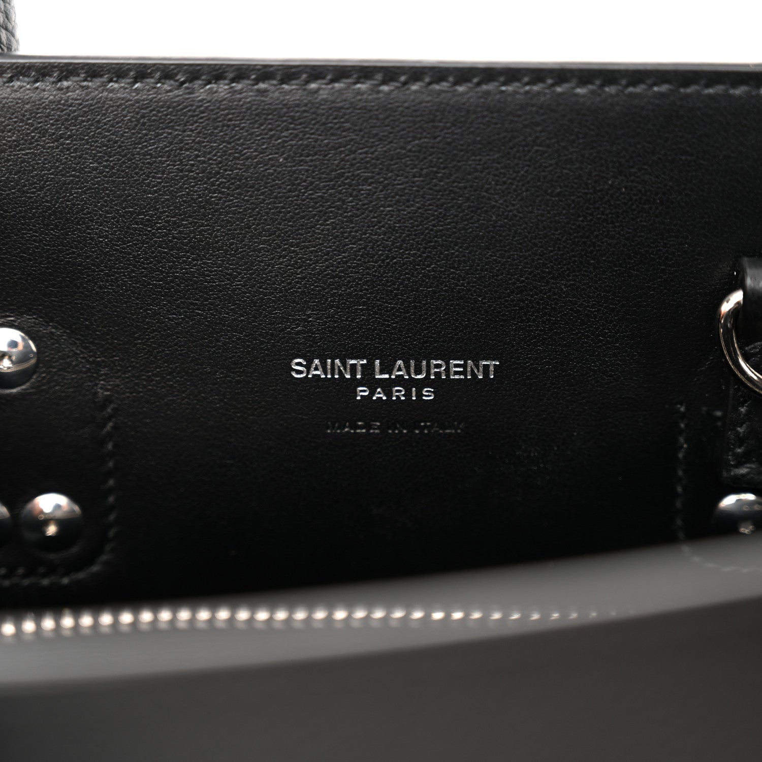 Saint Laurent Grained Calfskin Baby Sac De Jour Black 6 of 12