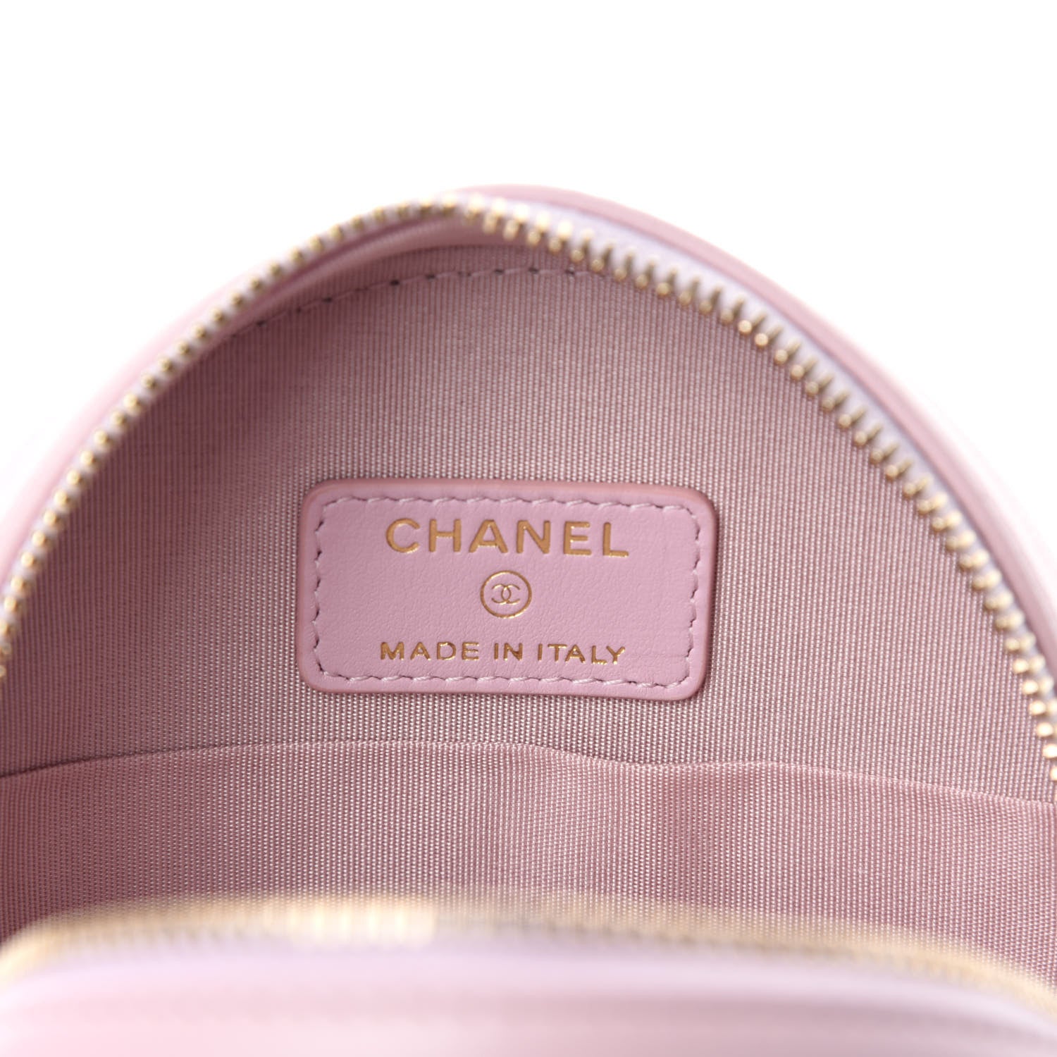 Chanel Calfskin Quilted Pearl Round Clutch With Chain Light Pink 8 of 11