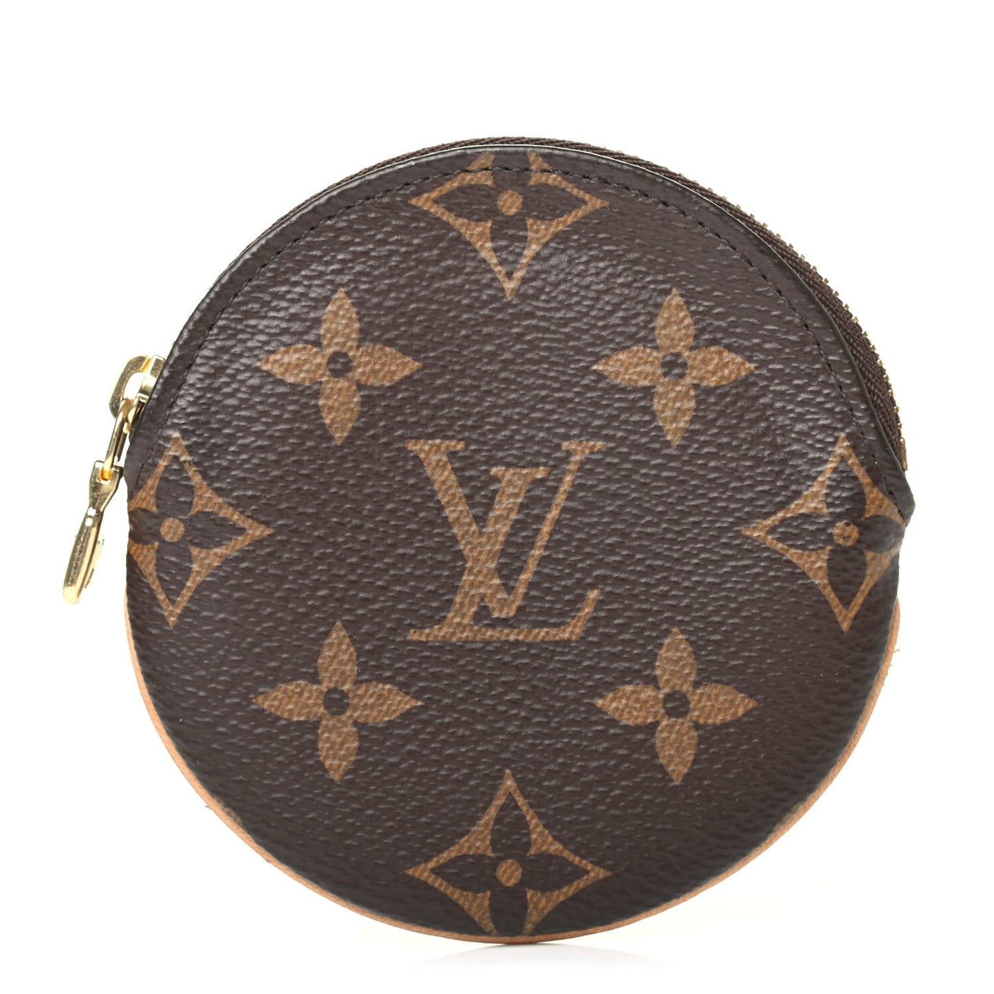 Monogram Round Coin Purse