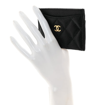Chanel Caviar Quilted Card Holder Black 2 of 9