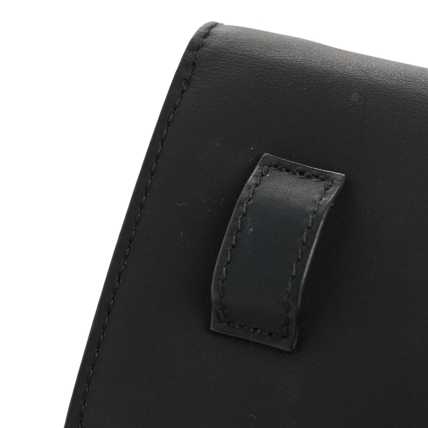 Christian Dior Ultra Matte Calfskin Nano Saddle Chain Pouch Black 13 of 13