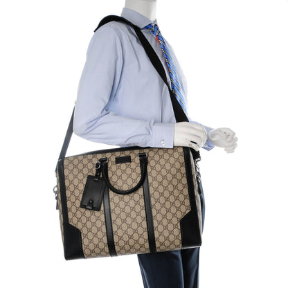 Gucci GG Supreme Monogram Eden Briefcase Black 2 of 7