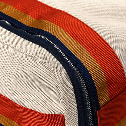 Hermes Toile Cavalier Duffle Bag 8 of 13