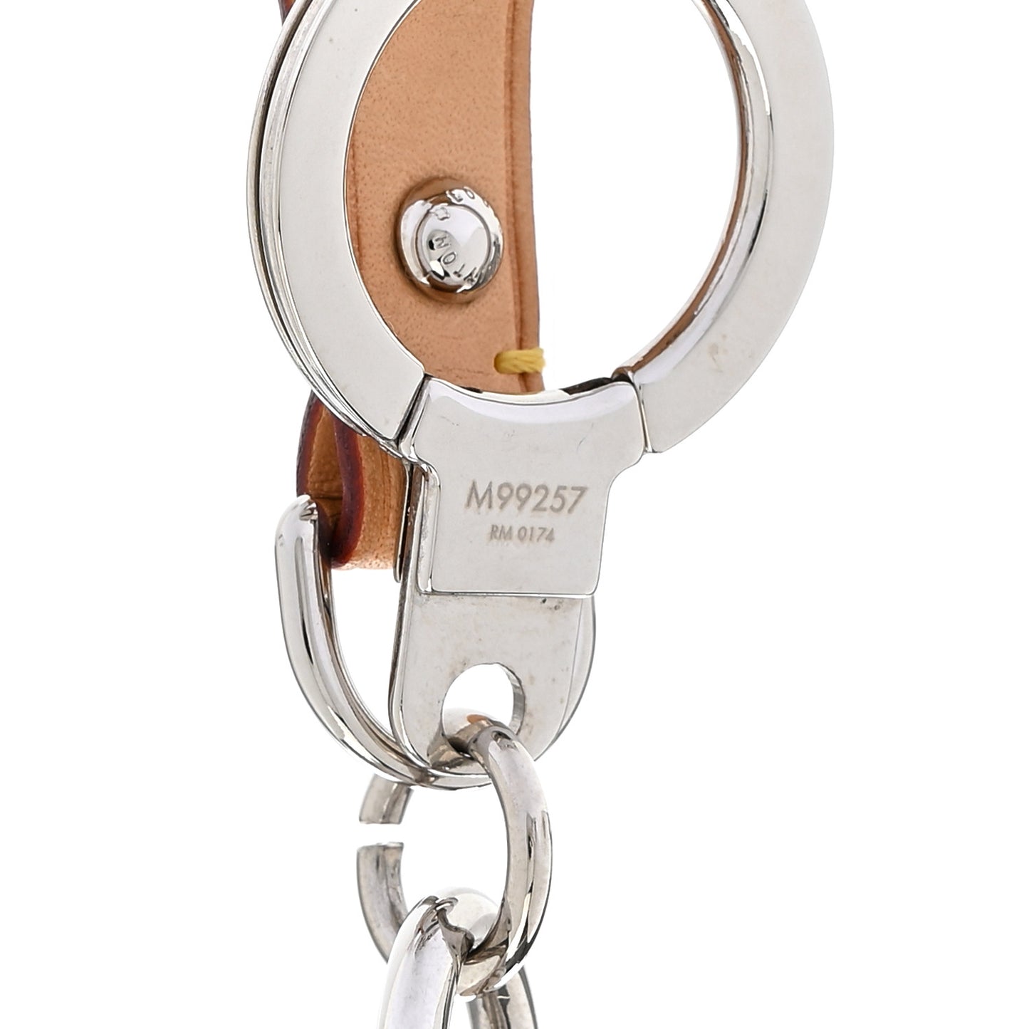 Metal Luggage Tag Key Holder Silver