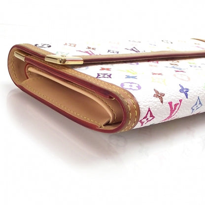 Louis Vuitton Monogram Multicolor Porte Tresor International Wallet White 5 of 9