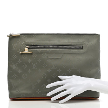 Louis Vuitton Monogram Titanium Pochette Cosmos 2 of 12