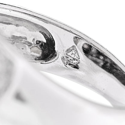 Parker & West by FASHIONPHILE 14K White Gold Diamond Gold Black Cultured Pearl .45ctw Bypass Ring 56 7.5 9 of 9