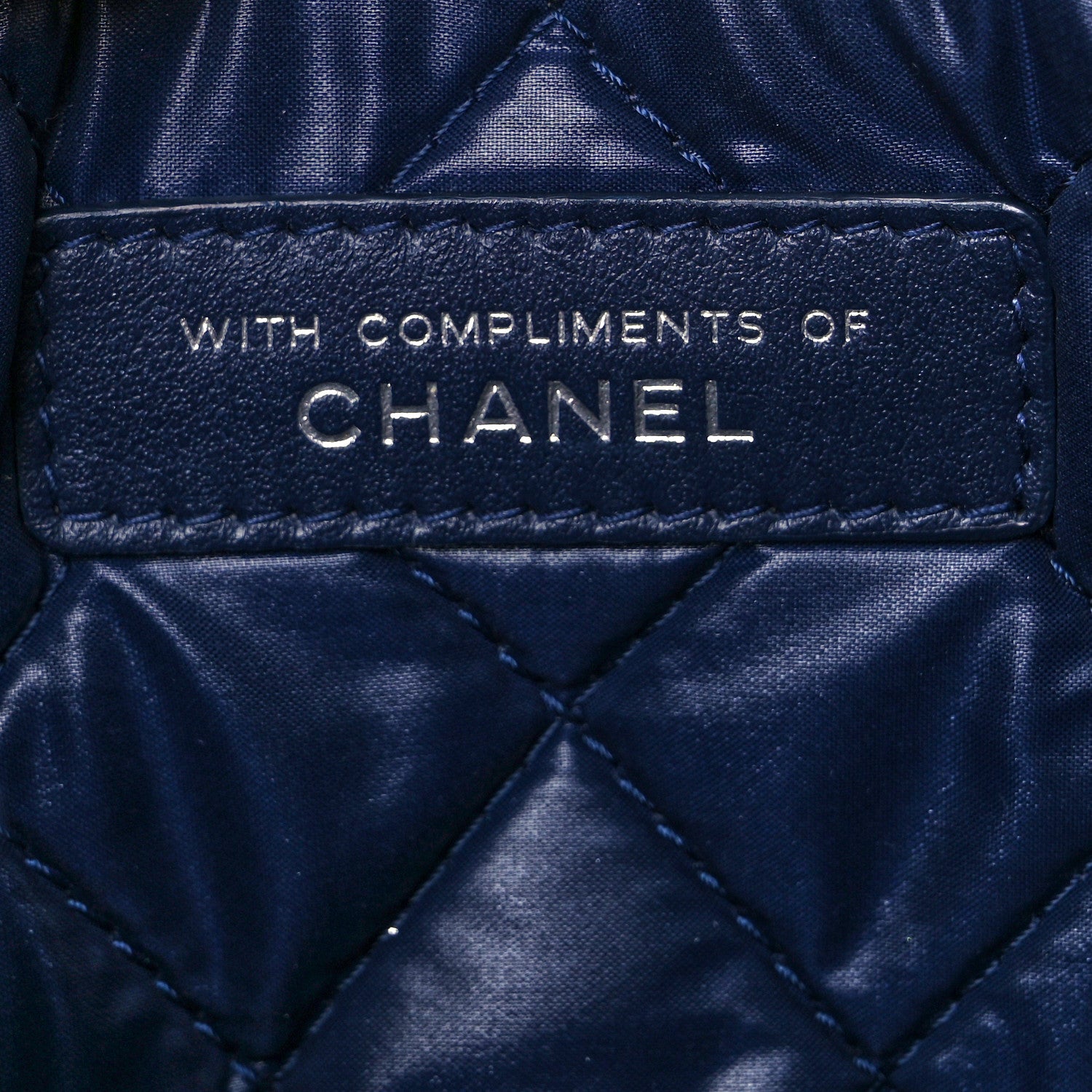 Chanel Caviar Quilted Small Pouch Navy 7 of 10