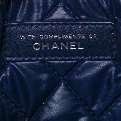 Chanel Caviar Quilted Small Pouch Navy 7 of 10