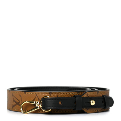 Louis Vuitton Reverse Monogram Bandouliere Shoulder Strap XL Black 1 of 4