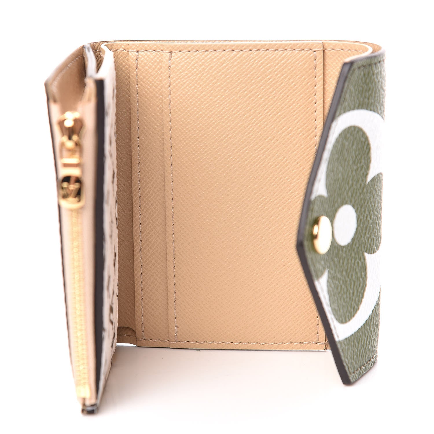 Louis Vuitton Monogram Giant Zoe Wallet Kaki 5 of 8