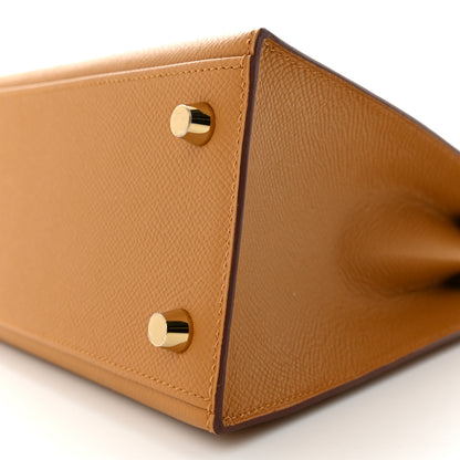 Hermes Epsom Kelly Sellier 25 Sesame 10 of 11