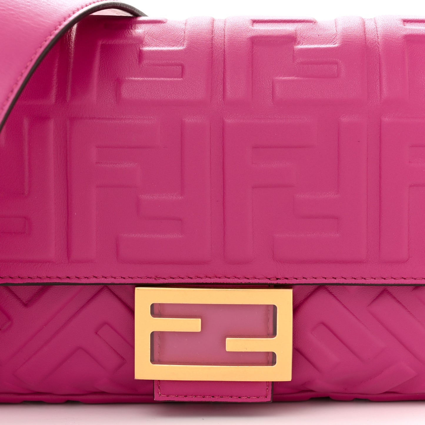 Nappa FF 1974 Embossed Baguette Ciclamino Pilar