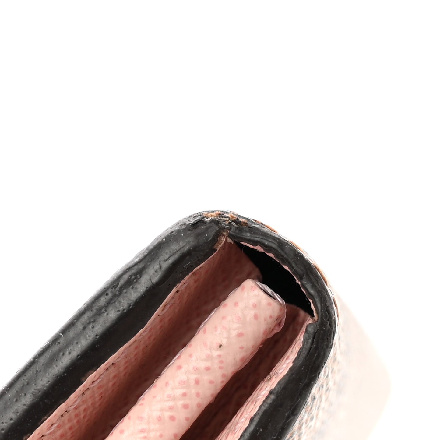 Damier Ebene Sarah Wallet NM Rose Ballerine