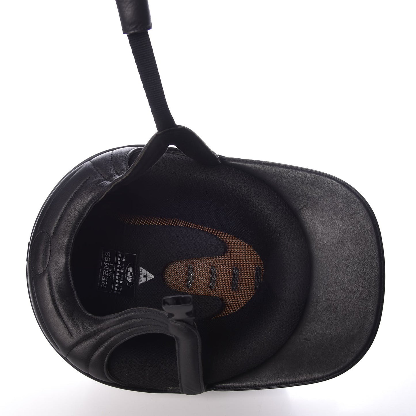 Carbon Fiber Equestrian Riding Helmet 60 Black